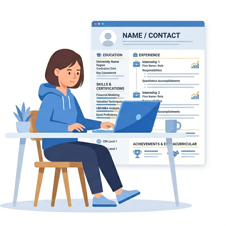 Investment Banking CV Template for Students and Graduates