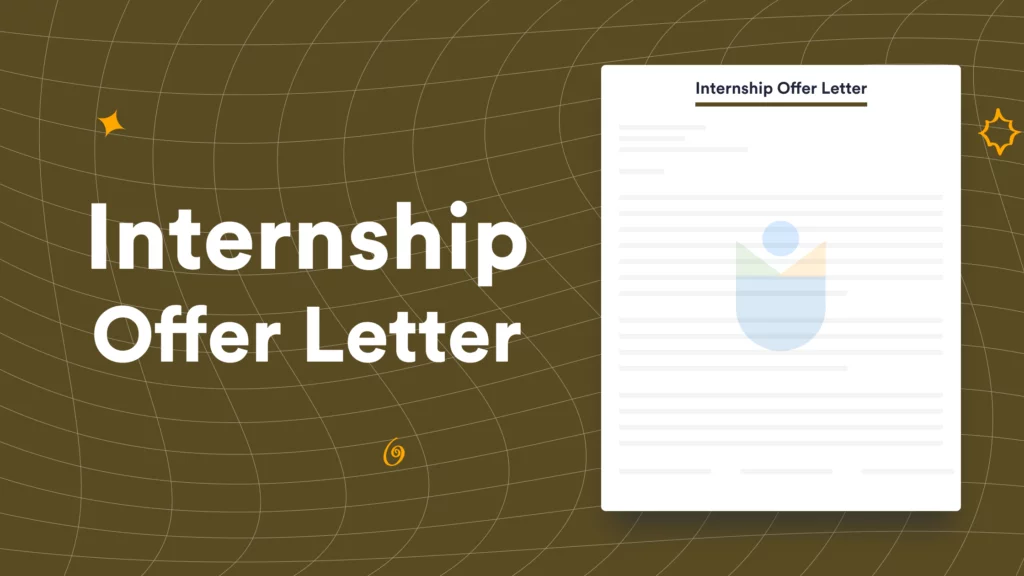 Essentials for an Intern Offer Letter
