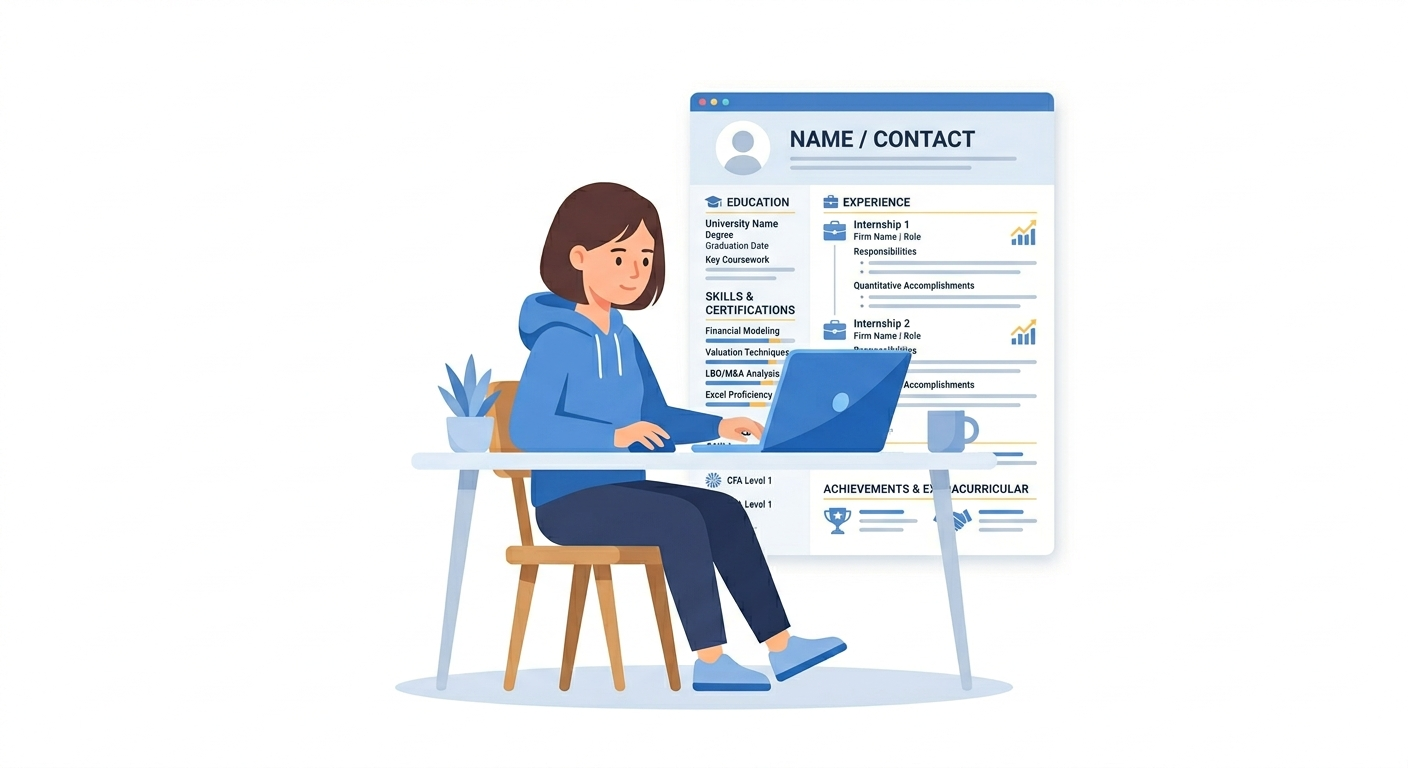 Investment Banking CV Template for Students and Graduates