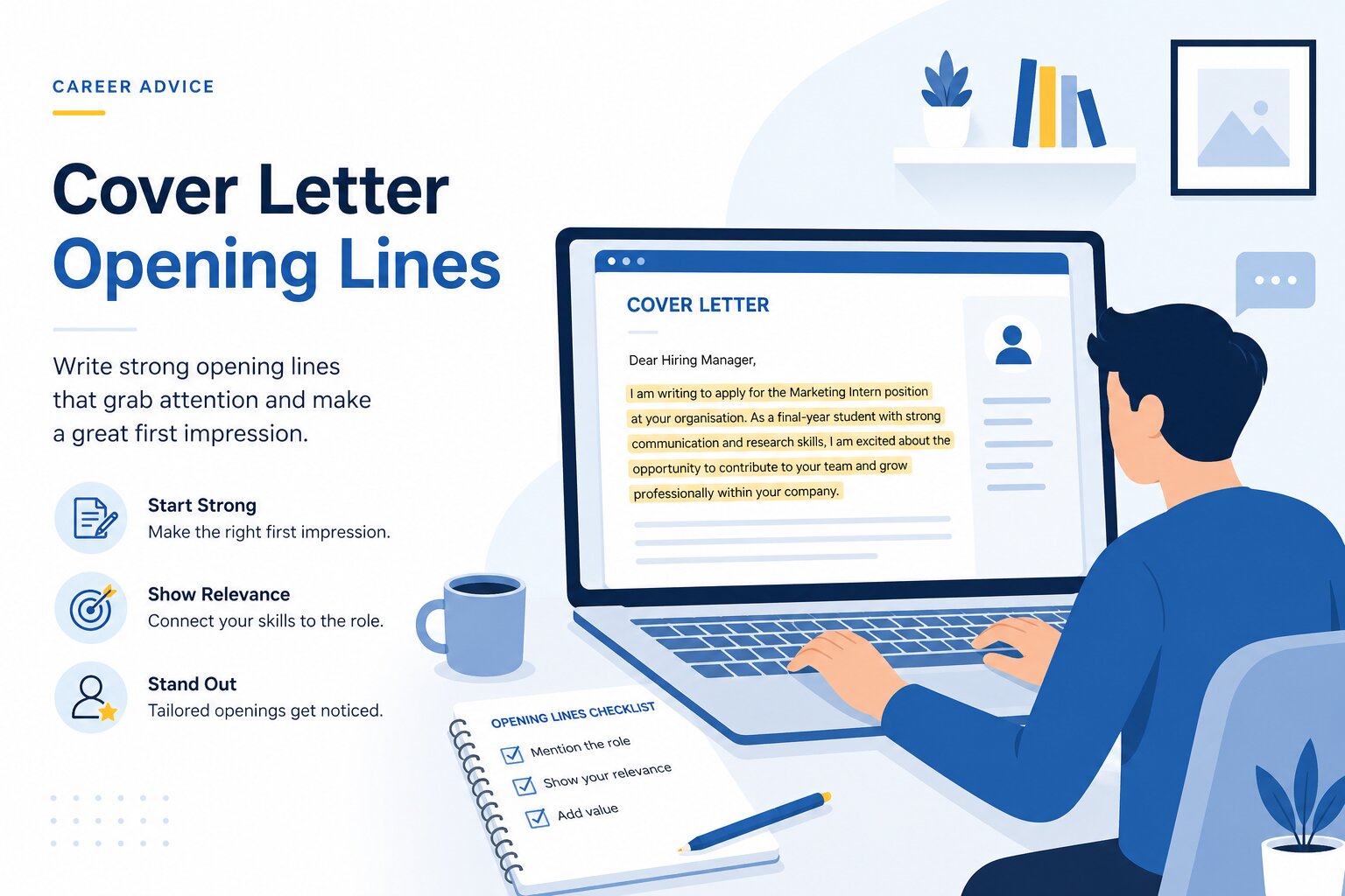 Best Cover Letter Opening Lines to Make a Strong Impression